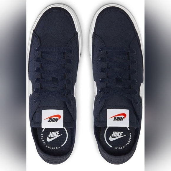 Nike Men's Court Legacy Canvas Sneakers, Navy/White, Size 11 New MSRP $94.99 - Picture 2 of 10